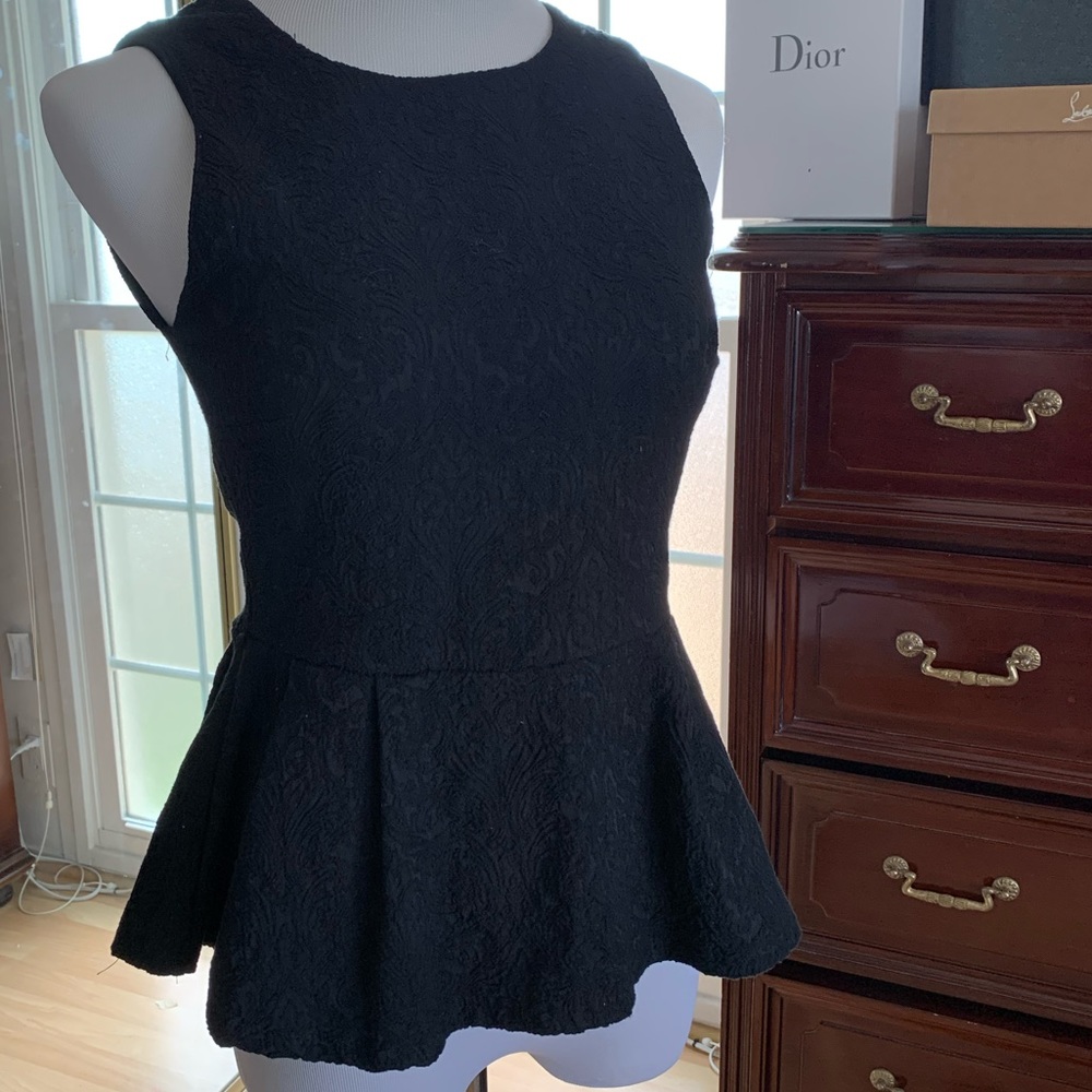 Zara TRF Peplum Top